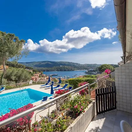 Il Porto Bilocale 11 Con Piscina - Goelba Apartment Porto Azzurro Exterior photo